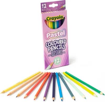Image de Crayola - crayons de couleur Pastel 12x