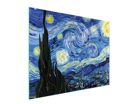 Produktbild von Robustes Glas-Schneidebrett 52x40 cm, hygienisch, kratzfest und spülmaschinenfest