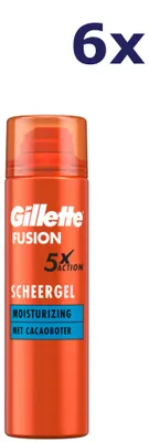 Produktbild von 6x Gillette Scheergel - Fusion5 Ultra Moisturising 200ML