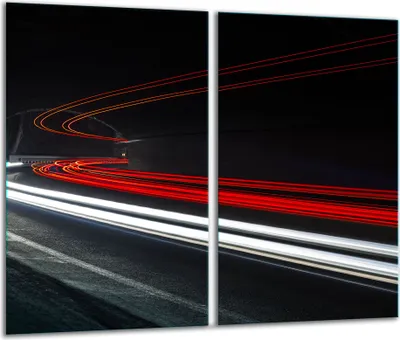 Produktbild von Herdabdeckplatten 2 teilig 30x52 Glaskeramikfeld Abdeckung Glas Auto