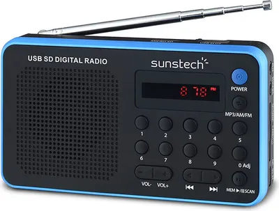 Produktbild von Tragbares Radio sunstech rpds32bl/ schwarz und blau