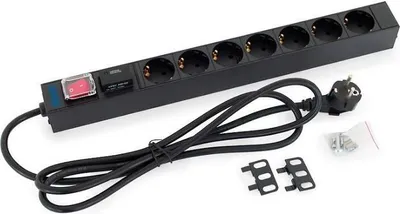 Produktbild von Triton RAB-PD-X91-C1 - Steckdosenleiste (Rack - einbaufähig) - Wechselstrom 230 V - output connectors: 4 - 25,4 cm (10"