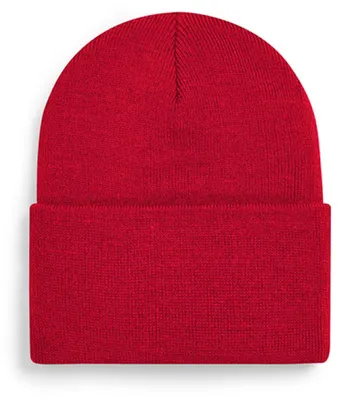 Produktbild von Beechfield B40R | Original Deep Cuffed Beanie doppellagiger Strick - Farbe: Classic Red - Größe: One Size