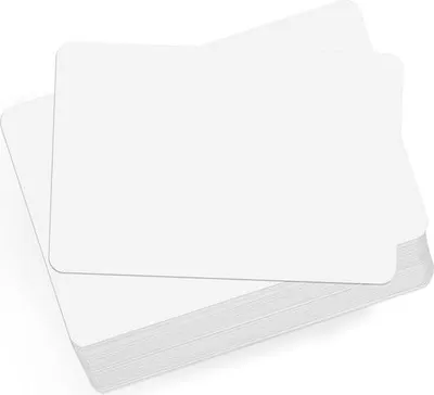 Produktbild von Postkartenpapier-Set, 108 Stück, A6, 250 g/m², 4 x 6 Zoll, weiß, unbedruckt (beidseitig), Karteikarten-Set zum Selbstgestalten von Postkarten