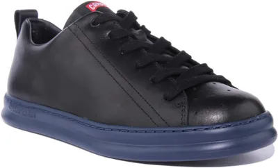 Produktbild von Camper Runner Four Herren Elastische Schnürung Vollleder Turnschuhe Schwarz – undefined / Schwarz