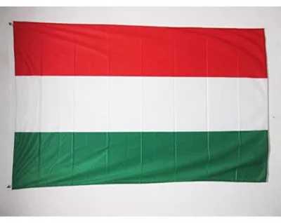 Ungarn-Flagge 150x90 cm, Mesh-Polyester, 2 Ringe