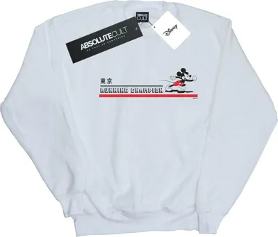 Produktbild von Disney - "Running Champion" Sweatshirt für Herren BI39120 (S) (Weiß)
