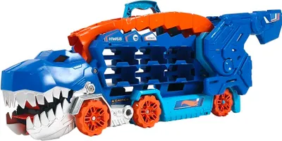 Produktbild von Hot Wheels City Ultimativer T-Rex Transporter