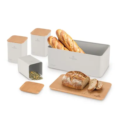 Obrázek produktu pro Sada 3 nádob a chlebník BerlingerHaus BH-8901 Sahara