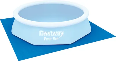 Produktbild von Bestway® PE- Bodenplane 274 x 274 cm, blau, quadratisch