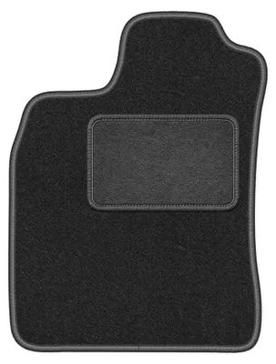 Immagine prodotto di Tappetino guidatore in moquette per Renault Twingo I 1993-2006 (hatchback) – 1 pezzo, grigio grafite, su misura – Wielganizator LUX
