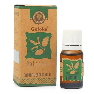 Produktbild von Goloka Ätherisches Öl – 100% natürliches Duftöl für Aromatherapie, Raumduft, Diffusor, Duftlampe, Luftbefeuchter, Duftkerzen und -Seifen (Patchouli)