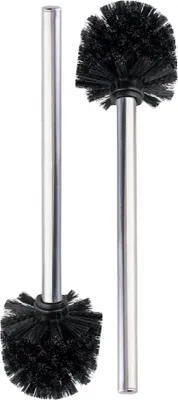 Produktbild von 2x Edelstahl WC Bürste schwarz Ersatz Toilettenbürste Klobürste Ersatzbürste