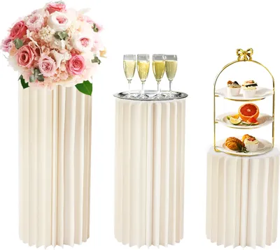 Immagine prodotto di Set di portafiori, Design estetico, Alta capacità di carico, BIANCO, M