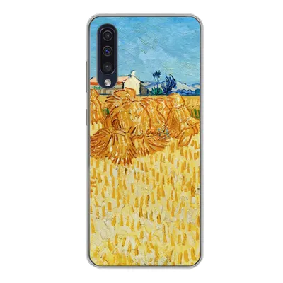 Produktbild von MuchoWow® Handyhülle Schutzhülle Hülle für Samsung Galaxy A50 Weinlese in der Provence - Vincent van Gogh Silikon Softcase Handy Hülle - Mobiltelefonhülle