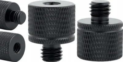 Obrázok produktu pre Adaptér redukcia M8 na 1/4" statív hliníková čierna 20 mm