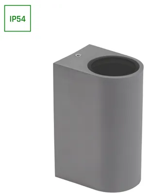 Produktbild von PARETE GU10 LED Wandleuchte Außen IP54 Grau