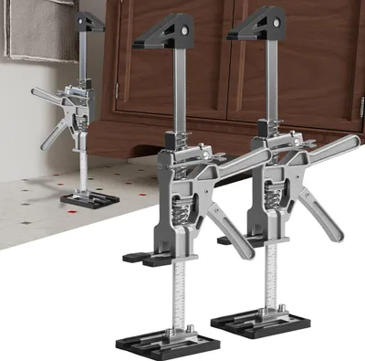 Produktbild von Faziango 2x Handwerkzeugheber Gipskartonplatten Hebevorrichtung Schrankheber Bis 200Kg, Einstellbar 0cm-20cm