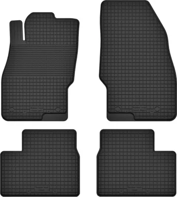 Immagine prodotto di Set di 4 tappetini in gomma, universali per: Fiat Doblo II (2009-2020)
