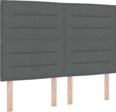 Immagine prodotto di vidaXL Testiera grigio scuro 160 cm Tessuto
