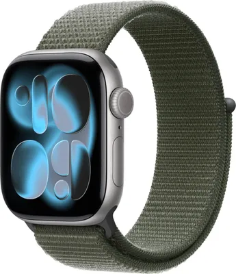 Produktbild von Apple MFFD4ZM/A, Band, Smartwatch, Grün, Apple, Apple Watch 38/40/41/42mm, Nylon, Recyceltes Polyester, Elasthan