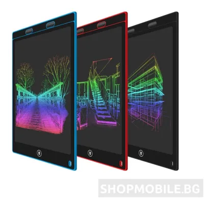 Produktbild von Farbiger LCD-Zeichen- und Schreibtablett mit 12-Zoll-Bildschirm, mit Stift
