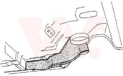 Produktbild von VAN WEZEL Längsträger 3010327 Hinten Links passend für MERCEDES-BENZ Stufenheck (W123)