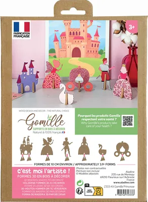 Immagine prodotto di Gomille MDF figura set principesse decorazione giocattolo artigianale