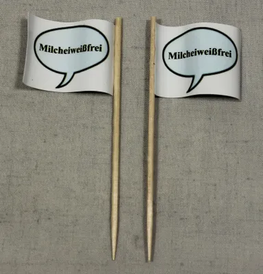 Produktbild von Party-Picker Flagge Milcheiweißfrei Papierfähnchen in Spitzenqualität 25 Stück Beutel