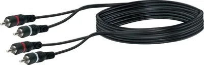 Produktbild von Schwaiger Audiokabel Cinch Audioverbindung 1,5m Schwarz