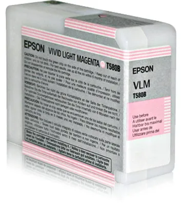 Immagine prodotto di Epson T580B00 cartuccia d'inchiostro 1 pz Originale Magenta chiaro vivido