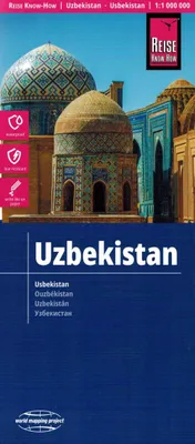 Produktbild von Reise Know-How Landkarte Usbekistan 1 : 1.000.000