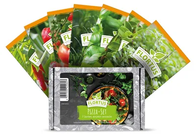 Produktbild von Pizza-Set (7 Sorten) | Gemüsesamen-Sets von FLORTUS