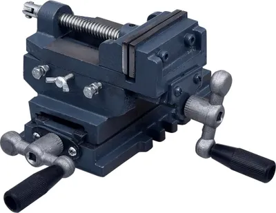 Produktbild von vidaXL Schraubstock Kreuztisch Handbetrieben 70 mm