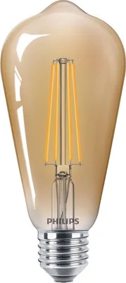 Image de PHILIPS LED-Lampe Classic LEDbulb Filament E27 8 W gold