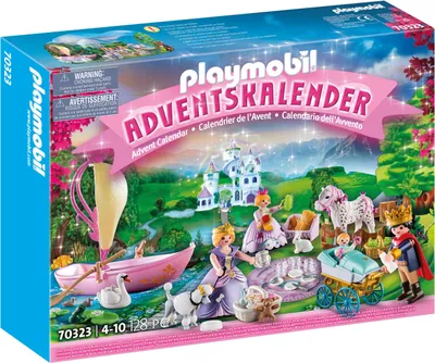 Produktbild von PLAYMOBIL Weihnachten 70323 Adventskalender "Königliches Picknick im Park"