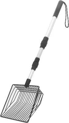 Produktbild von Famanu Katzenstreuschaufel mit verstellbarem Griff - 33-104 cm