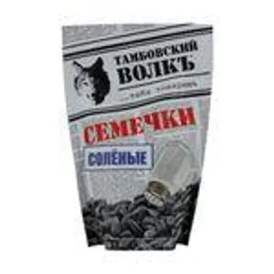 Sonnenblumenkerne Tambovskiy Volk | Snack | geröstet & gesalzen | 200 g Beutel
