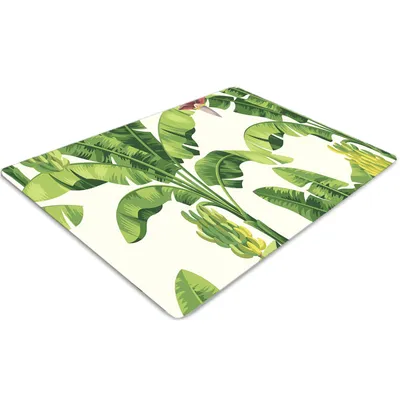 Produktbild von Stuhlunterlage Bürostuhlunterlage 120 cm x 90 cm Bodenmatte Bürostuhlunterlage - Bananenflecken