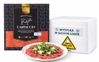 Image de Carpaccio de bœuf argentin (2 x 5 x 80 g) 800 g - Metro Premium