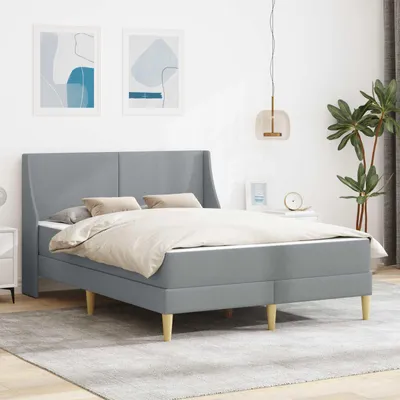 Image de Maison Exclusive - Lit avec matelas et tête de lit en polyester