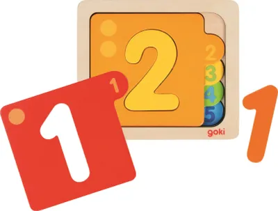 Immagine prodotto di Numeri a strati, 10 pezzi, 12,7 x 11 x 2,4 cm