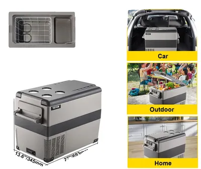 Immagine prodotto di Frigorifero per auto, design portatile, raffreddamento efficiente, 45L