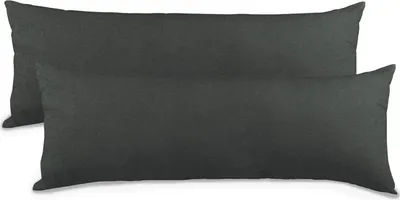 Produktbild von Doppelpack Classic Line Bezug 40x145 anthrazit Baumwolle Jersey