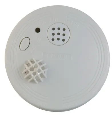 Image de Détecteur de chaleur Unitec, blanc, avec batterie intégrée, signal d'alarme 85 dB