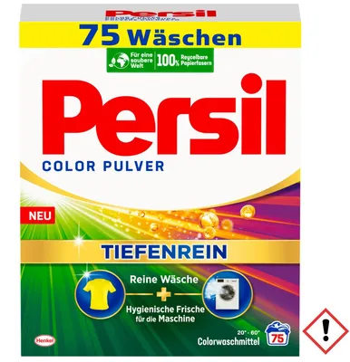 Zdjęcie produktu dla Persil Colour Powder Heavy Duty Detergent Deep Clean 75 wsadów prania 4500g