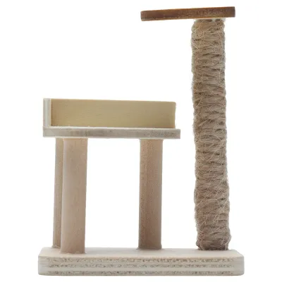 Produktbild von Katze-Klettergerüst, Katze-Möbel, Katze-Turm, Katze-Sitzstange, Katze-Hängematte, Puppenhaus-Miniaturmöbel