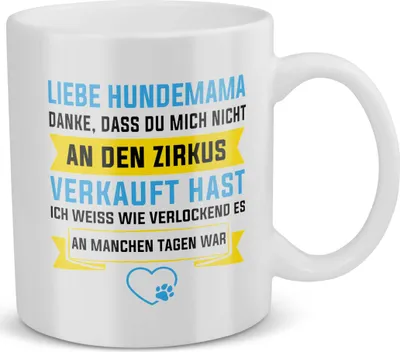 Produktbild von 22Feels Beste Hundemama Tasse Hund Frauchen Geschenk Frauen Hundeliebe Welpe Kaffeetasse Haferl Geschenkidee Geburtstag Muttertag Weihnachten