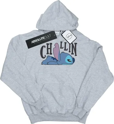 Immagine prodotto di Disney - Felpa con cappuccio "Chillin" da uomo BI6932 (XL) (Grigio)