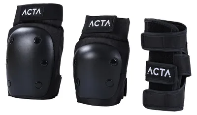 Produktbild von ACTA Schutzset Skatepark Schwarz - Größe S - Schützer für Skateboard
